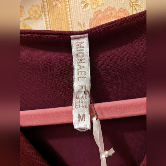 NWT Michael F. Formal Blouse Sz M - Picture 6 of 7